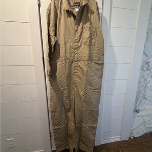 Bulwark Men's Tan FR Coveralls NWOT
